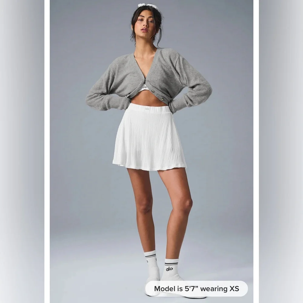 Micro Plisse Tennis Skirt - Picture 4 of 6